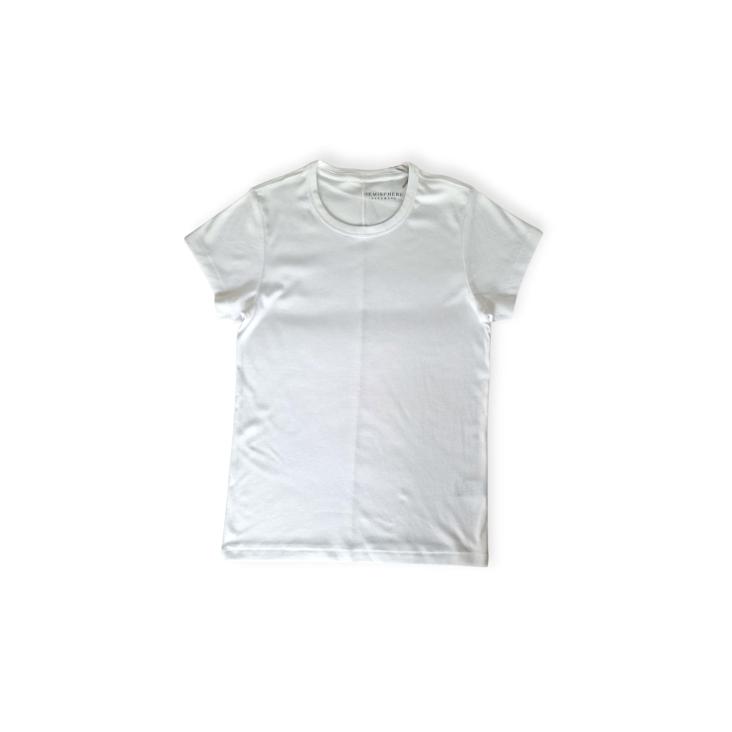 T-Shirt short sleeves R-neck white