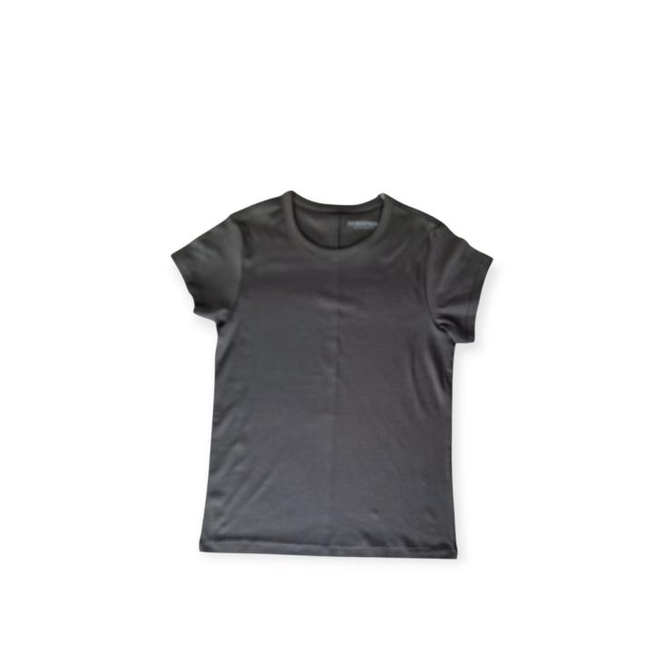 T-Shirt short sleeves R-neck grey shade