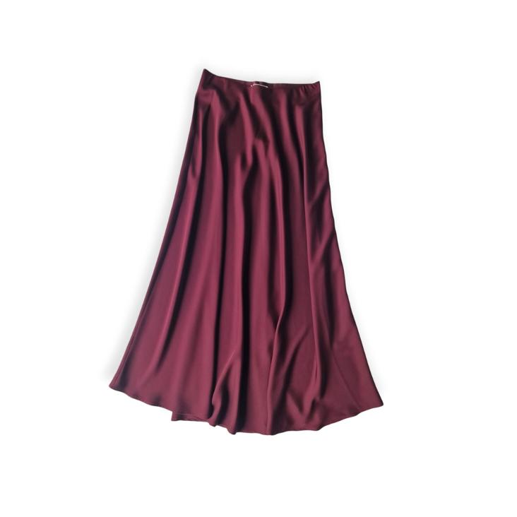 Skirt woven burgundy