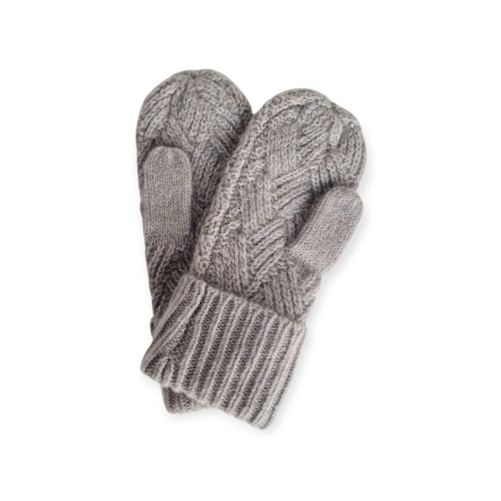 Gloves special knitmartini greybeige