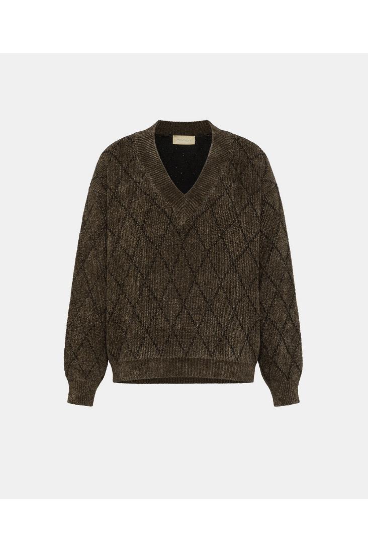 Orkney knitwear beige/nero
