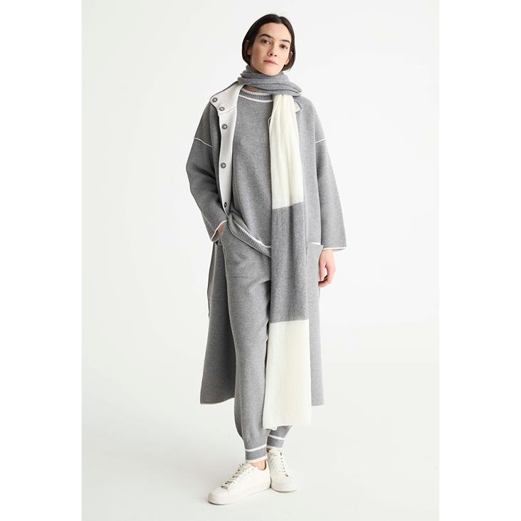 Coat grigio medio mel