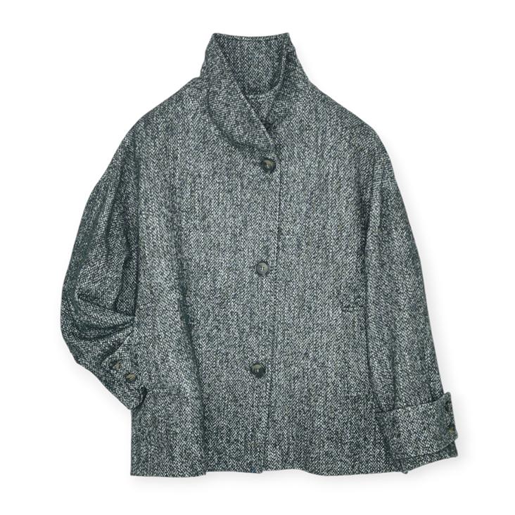 Coat verde bottiglia