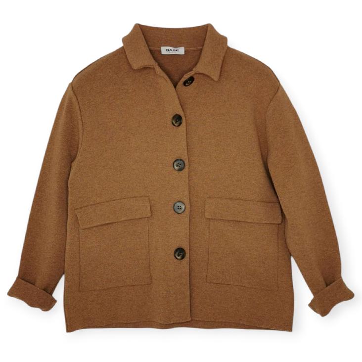 Knitwear jacket cammelo