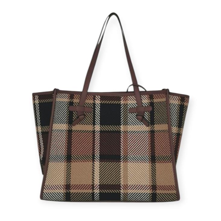 Bag fabric/leather burgundy