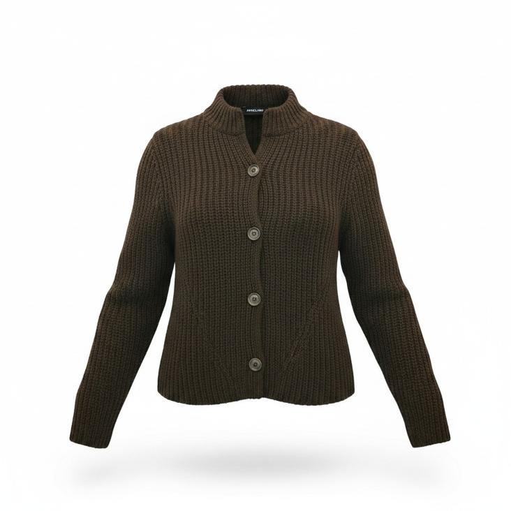Knitewear cardigan brown