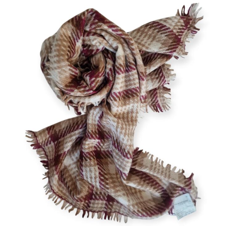 Scarf checks woven 50x180cm