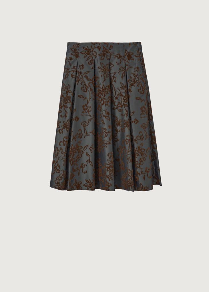 Skirt tafft pintet grey - 0