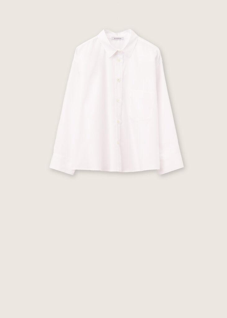 Shirt 3/4 sleeve white