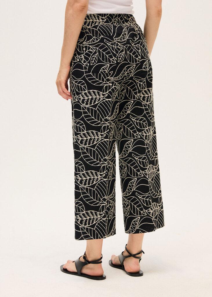 Pants 7/8 print black - 0