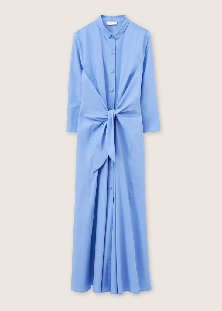Dress whith belt cornflower blue